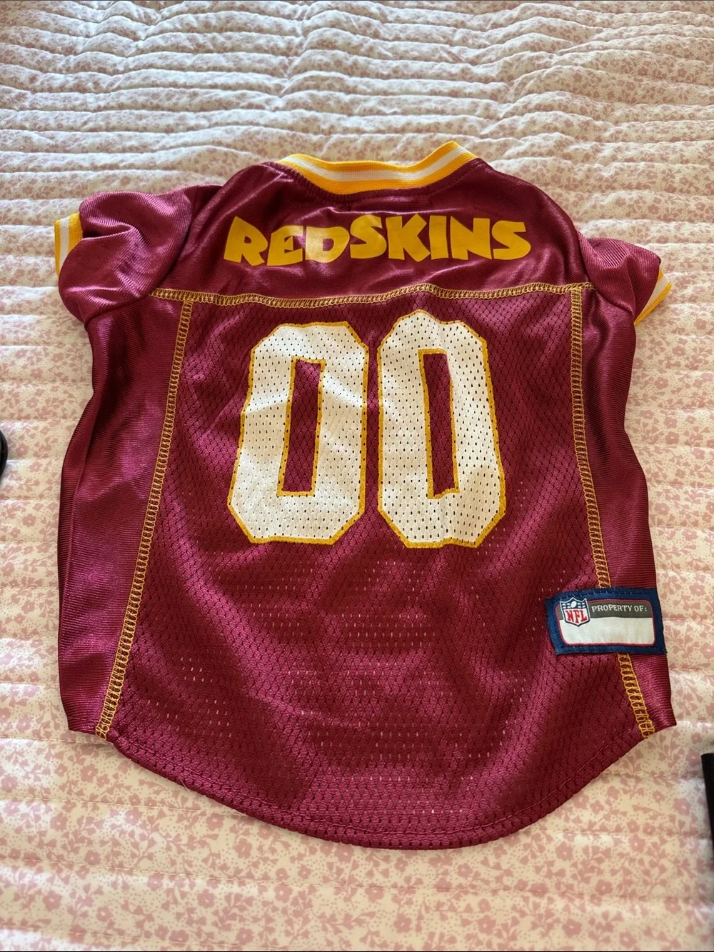 Redskins 00 Maroon & Gold Pet Jersey